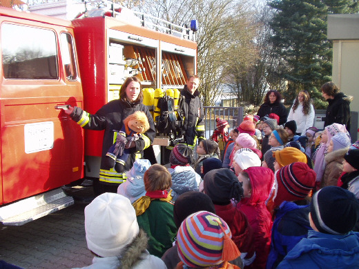 Besichtigung Feuerwehrfahrzeug