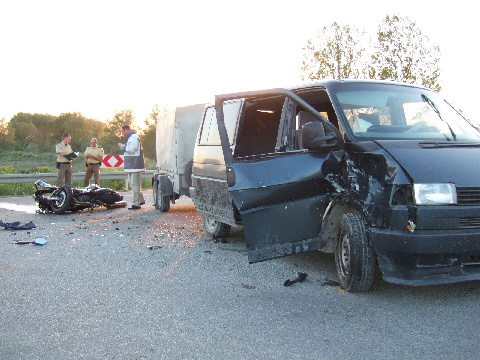 beschädigte Unfallfahrzeuge