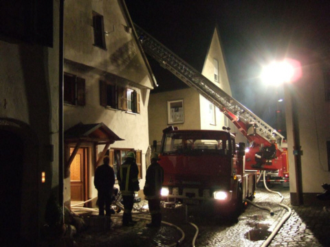 Einsatz Drehleiterfahrzeug