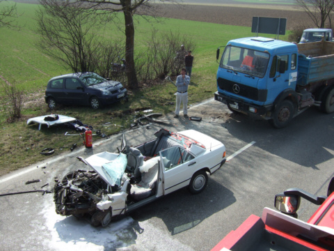 beschädigte Unfallfahrzeuge