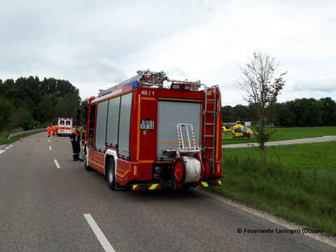 Absicherung der Hubschrauberlandestelle