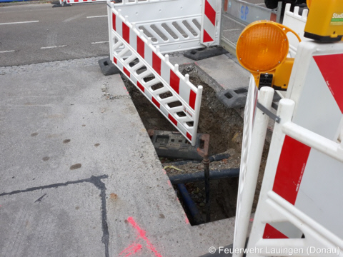 Absicherung Baustelle