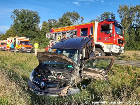 beschädigtes Unfallfahrzeug